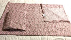Laura Ashley 883893836884 Lifestyles Pink Multi-color Full Size Flat And Fitted Sheets Weekend