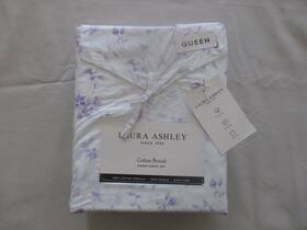 Laura Ashley 883893905139 New 4pc Queen Sheet Set Garden Muse Cottage Floral Purple And White Laura Ashley 883893905139 New 4pc Queen Sheet Set Garden Muse Cottage Floral Purple And White