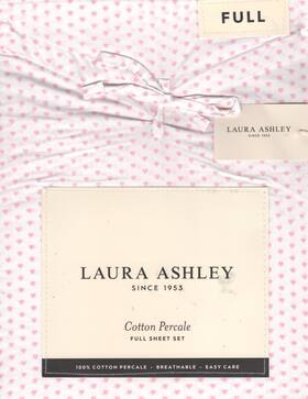 Laura Ashley 883893942929 Full Sheet Set Heart To Pink 4pc Cottage Farmhouse Shabby Laura Ashley 883893942929 Full Sheet Set Heart To Pink 4pc Cottage Farmhouse Shabby