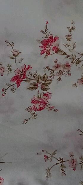 Laura Ashley 883893967366 Twin Sheet Jessika Mauve Floral Farmhouse Chic Cottage Pink White
