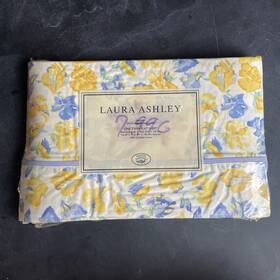 Ae652 Laura Ashley Vintage Inch Charlotte Floral Twin Flat Sheet New In Package Fabric
