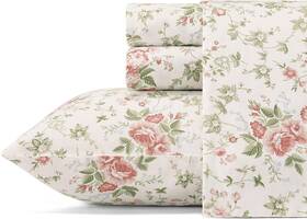 Ushsa01035480 Laura Ashley Home - Sateen Collection Sheet Set 100% Cotton Silky Smooth & Ushsa01035480 Laura Ashley Home - Sateen Collection Sheet Set 100% Cotton Silky Smooth &