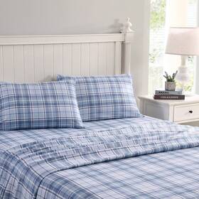 Ushsa01065725 Laura Ashley Home - Twin Sheets Cotton Flannel Bedding Set Brushed For Extra