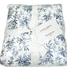 Ushsa01160620 Laura Ashley Queen Soft Cotton Flannel Sheet Set Faye Toile Black And Charcoal Ushsa01160620 Laura Ashley Queen Soft Cotton Flannel Sheet Set Faye Toile Black And Charcoal