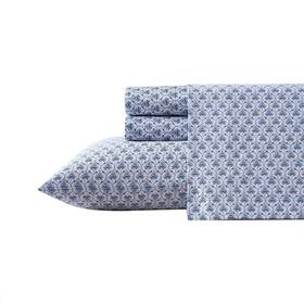 Ushsa01235887 Laura Ashley Queen Sheet Set 4-pcs Cotton Deep Pocket Machine Washable Blue Ushsa01235887 Laura Ashley Queen Sheet Set 4-pcs Cotton Deep Pocket Machine Washable Blue