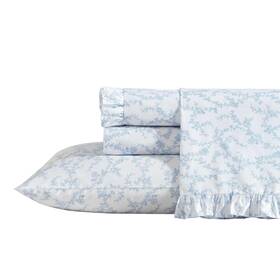 Ushsa01281202 Laura Ashley Full Sheet Set Breathable Percale Cotton Bedding 200 Thread Count Floral Ushsa01281202 Laura Ashley Full Sheet Set Breathable Percale Cotton Bedding 200 Thread Count Floral