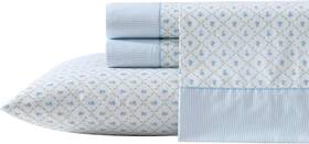Ushsa01281643 Laura Ashley - Sheet Set Breathable Percale Cotton Bedding 200 Thread Count