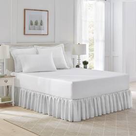 Ushsea1219681 Laura Ashley Home - Cotton Ruffled Bedskirt Lightweight And Queen Grey Ushsea1219681 Laura Ashley Home - Cotton Ruffled Bedskirt Lightweight And Queen Grey