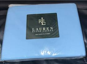 Lauren Ralph 028828325822 Vintage Hard To Find Solids Surf Blue Twin Flat Sheet New Lauren Ralph 028828325822 Vintage Hard To Find Solids Surf Blue Twin Flat Sheet New