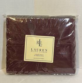 Lauren Ralph 028828477903 Classic Full Flat Sheet Currant New Deep Red Burgundy 350 Lauren Ralph 028828477903 Classic Full Flat Sheet Currant New Deep Red Burgundy 350