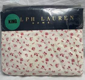 Lauren Ralph 028828494818 Vtg Home Colchester Floral Prem. King Deep Fitted Sheet 78 X 80 Usa