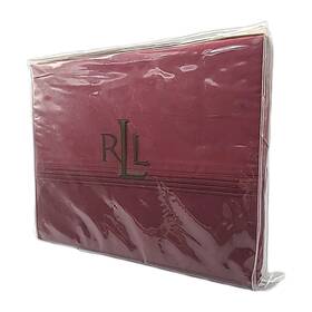 Lauren Ralph 028828606013 Queen Flat Sheet 400 100% Supima Cotton Addison Claret Red Lauren Ralph 028828606013 Queen Flat Sheet 400 100% Supima Cotton Addison Claret Red