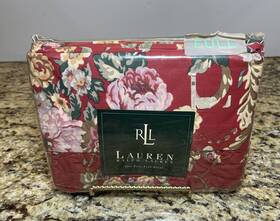 Lauren Ralph 028828935458 Vintage Marseilles Floral Full Flat Sheet New Fitted Available