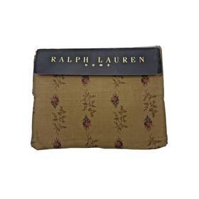 Lauren Ralph 400000835433 Vintage New Formal Garden Multi Brown One Twin Flat Sheet Nos Lauren Ralph 400000835433 Vintage New Formal Garden Multi Brown One Twin Flat Sheet Nos