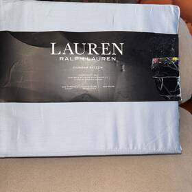 Lauren Ralph 600515423045 Queen 100% Cotton 4 Pc Dunham Sateen Sheet Set Mist Lauren Ralph 600515423045 Queen 100% Cotton 4 Pc Dunham Sateen Sheet Set Mist