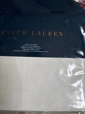 Lauren Ralph 886087210347 Dune Lane West Lake Queen Flat Sheet Grey Lauren Ralph 886087210347 Dune Lane West Lake Queen Flat Sheet Grey