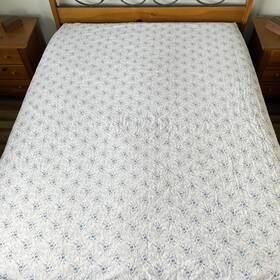 Lauren Ralph 886087386332 Full Flat Fitted Sheets Floral Blue White Meadow Farmhouse Cottage