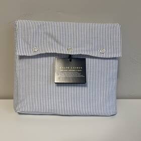 Lauren Ralph 886087404913 Organic Oxford Stripe Queen Extra Deep Fitted Sheet Brand New Lauren Ralph 886087404913 Organic Oxford Stripe Queen Extra Deep Fitted Sheet Brand New