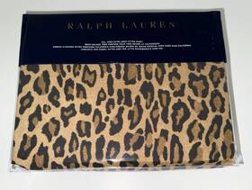 Lauren Ralph 886087411010 215 Aragon Leopard Montgomery Cal King Fitted Sheet Brand New