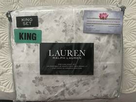 Lauren Ralph 886087416961 - Floral King Sheet Set 4 Pc