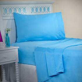 Lavish Home 886511589087 Brushed Microfiber Sheet Set- 3 Piece Bed Linens-fitted And Flat Sheets Pillow Lavish Home 886511589087 Brushed Microfiber Sheet Set- 3 Piece Bed Linens-fitted And Flat Sheets Pillow