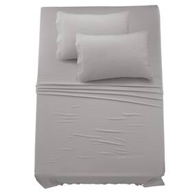 Ldc Lux Decor Collection 638888977703 Twin Sheet Set - 4 Pc Brushed Microfiber Bed Sheets 16 Inches Deep Ldc Lux Decor Collection 638888977703 Twin Sheet Set - 4 Pc Brushed Microfiber Bed Sheets 16 Inches Deep