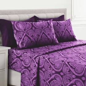 Ldc Lux Decor Collection 715537640499 Queen Sheet Set 6-pc Cooling Bed Breathable Hotel Style