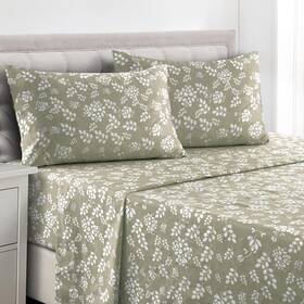 Ldc Lux Decor Collection 715537645111 Queen Sheet Set 4-pc Cooling Bed Breathable Hotel Style Sheets