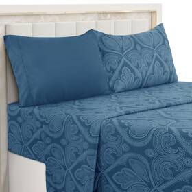 Ldc Lux Decor Collection 810068321470 D Cor Paisley Twin Xl Sheet Set 6 Piece Ultra-soft Microfiber Bed Ldc Lux Decor Collection 810068321470 D Cor Paisley Twin Xl Sheet Set 6 Piece Ultra-soft Microfiber Bed