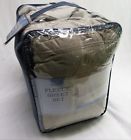 Life Comfort Fleece Queen Size 6 Piece Sheet Set Color Taupe 778267131545