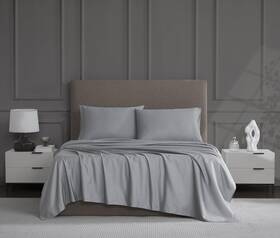 Linen Closet 840380901128 Luxury Cotton 1200 Thread Count Hotel 4-piece Sheet Set Queen Light