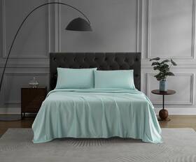 Linen Closet 840380903740 Luxury Brushed Microfiber 4-piece Sheet Set Full Light Blue Linen Closet 840380903740 Luxury Brushed Microfiber 4-piece Sheet Set Full Light Blue