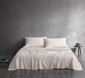 Linen Closet 840380936175 Smart Sleep 3-piece Sheet Set With Graphene Carbon Technology Twin Blush