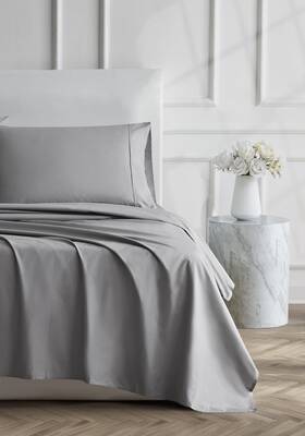 Linen Closet 840708199794 Luxury 400tc Cotton Percale 3-piece Twin Sheet Set Dark Gray Linen Closet 840708199794 Luxury 400tc Cotton Percale 3-piece Twin Sheet Set Dark Gray