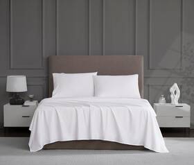 Lc-cs12-ss-wht-k Linen Closet Luxury Cotton 1200 Thread Count Hotel 4-piece King White