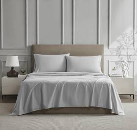 Lc-cs2-ss-lgy-k Linen Closet King Size Luxury Cotton Percale 4-piece Light Grey Sheet Set Lc-cs2-ss-lgy-k Linen Closet King Size Luxury Cotton Percale 4-piece Light Grey Sheet Set