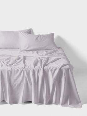 01706m504 Linen House Terra Sheet Set Lavender - Single