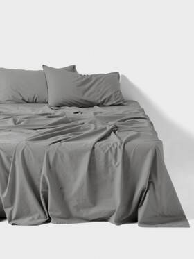01706m505 Linen House Terra Sheet Set Steel - Single