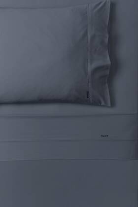 01709g122 Linen House Nara Sheet Set Bluestone - Queen 01709g122 Linen House Nara Sheet Set Bluestone - Queen