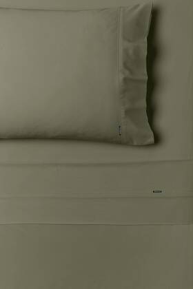 01710g124 Linen House Nara Sheet Set Moss - King