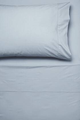 01710g627 Linen House Vienna Sheet Set Blue - King 01710g627 Linen House Vienna Sheet Set Blue - King