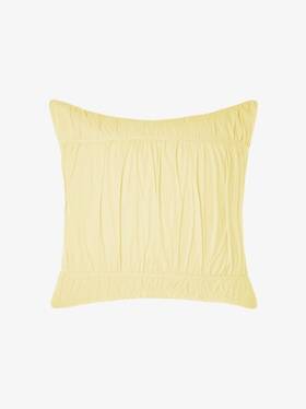 01763l763 Linen House Layla Lemon European Pillowcase Yellow