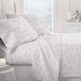 Ieh-4pc-ffb-full-pink Linen Market 4 Piece Cooling Bedding Sheet Set Ultra Soft Deep Pocket Fits 18 Inch Mattress