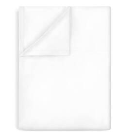 Lirex 843798100312 Flat Sheet Full Size Extra Soft Brushed Microfiber 1800 Whit