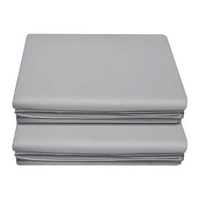 Flatsheet-hui-2pk-twin-gx Lirex Flat Sheet 2-pack Twin Size Extra Soft Brushed Microfiber White