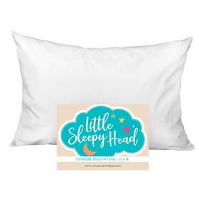 Little Sleepy Head 784672284141 Toddler Pillowcase 100% Cotton And 13 X 18 Inch White