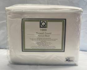 Livingquarters 886147668668 Living Quarters King Sheet Set 6 Piece 1000 Thread Count White New