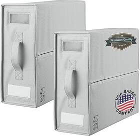 Loft & Ivy 850060013317 Sheetstash Grey Pack Of Two