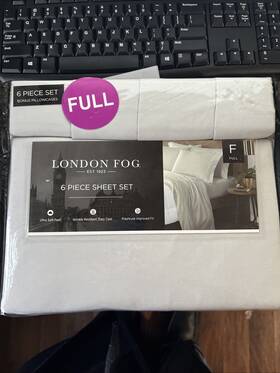London Fog 783048118035 6 Piece Full Sheets Set