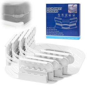 Loo-u010 Loovou Bed Sheet Holder Fitted Straps Lock Holders Locks She